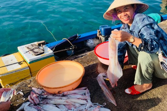 Mực một nắng Cù Lao Chàm